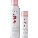 Evian Facial Spray Weekender Kit - Hydrating Mineral Water Mist for Face & Skin - Refreshes Makeup, Sets, & Tones - Travel-Friendly Size for Weekend Hydration and Skincare Essentials