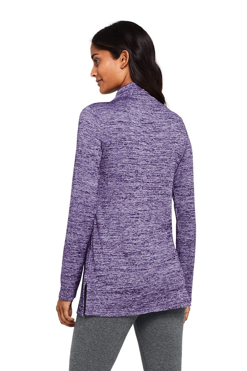 Lands End Womens Petite Long Sleeve Mock Neck Tunic