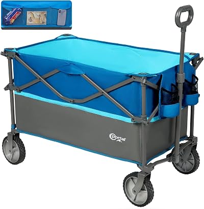 Portal XL Deeper Festival Trolley 228L Heavy Duty Folding Wagon