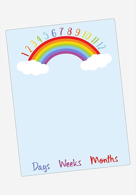 personalised rainbow blanket