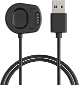 kwmobile USB Charger Cable for Suunto 7 Smartwatch Charging Cord Black view 8
