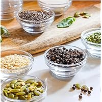 Mini Glass Pinch Prep Bowls Set of 4