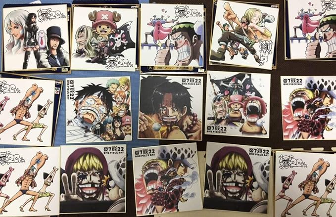 Amazon ワンピース 色紙セット 33枚セット 一番くじ おもちゃ ホビー