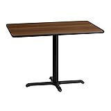 Flash Furniture 30'' x 42'' Rectangular Walnut