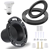 RV Toilet Seal and 3" Socket Floor Flange Kit for Dometic 300 310 320 | Replacement Parts 385345892 RV Toilet Flange, 385311658 Flush Ball Seal and 385311652 Base Seal Gasket, 3-in-1 Repair Kit