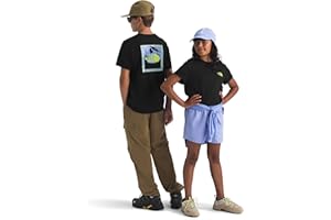 The North Face Teen Stay Exploring Short-Sleeve Tee - Casual Graphic T-Shirt for Boys & Girls, Soft Cotton Fabric