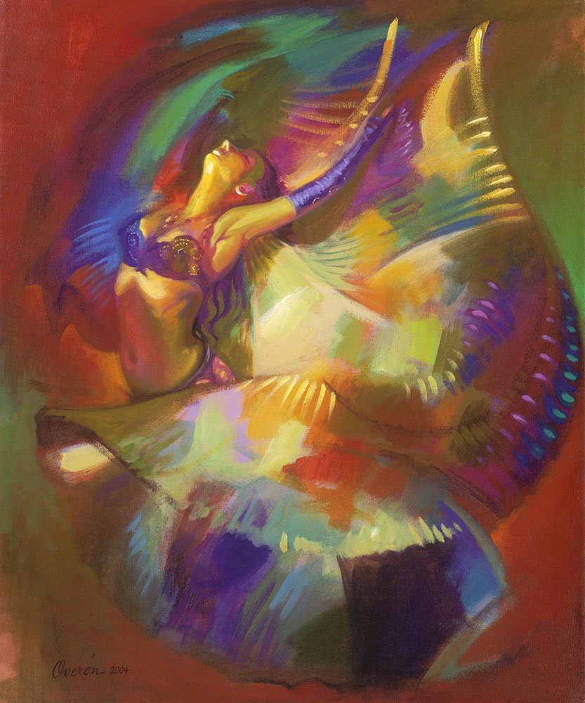 Butterfly Belly Dancer by Hendrick Gil - Canvas Art Print (12x14)