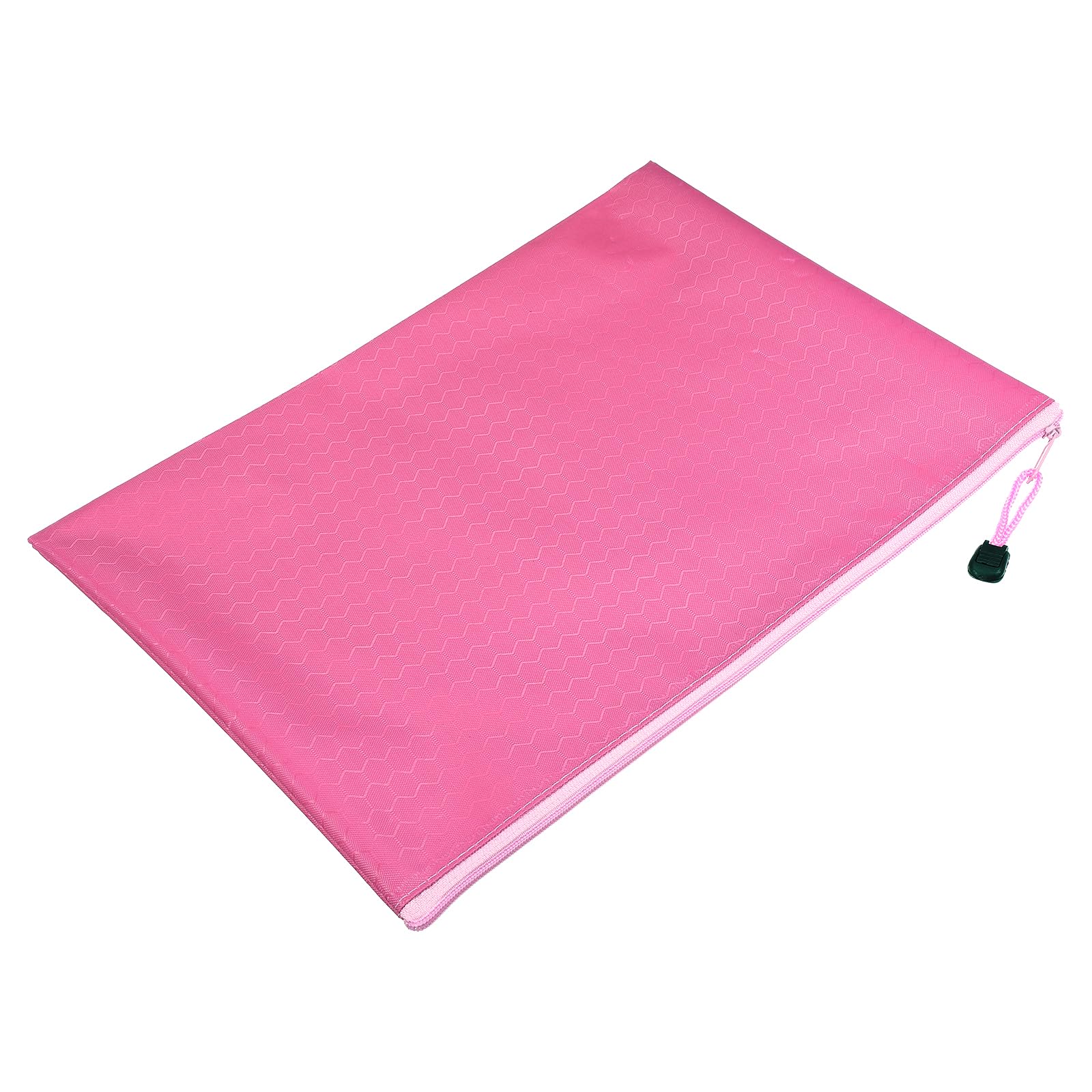 PATIKIL Waterproof Zipper File Bags, 10 Pack A4 Size Document Pocket Storage Organizer Pouch for Travel Office Supply, Pink