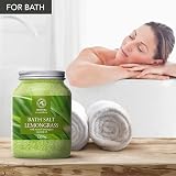 AROMATIKA Lemongrass Bath Salts 600 g Natural Essential Oil view 3
