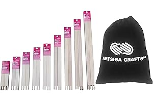 FRANK A. EDMUNDS CO. Frank A. Edmunds Canvas Stretcher Bar Set Assorted Sizes with Small Project Bag