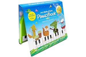 EOOLEOW Kids Toys Piano Book - 20 Keys Kids Keyboard Piano Educational Music Toys, Children Gifts & Toddler Toys for 3 4 5 6 Year Old Boys and Girls