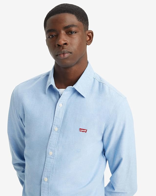 Long-Sleeve Battery Housemark Slim Chemise Homme, Allure, S