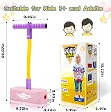 Toyzey Foam Pogo Jumper for 3-12 Year Old Girls Boys Pink view 5