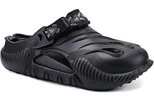 COFACE Mens Recovery Clogs Comfortable Walking Thick Cushion Sandals Sport Casual Orthopedic Mules with Plantar Fasciitis Arch Support