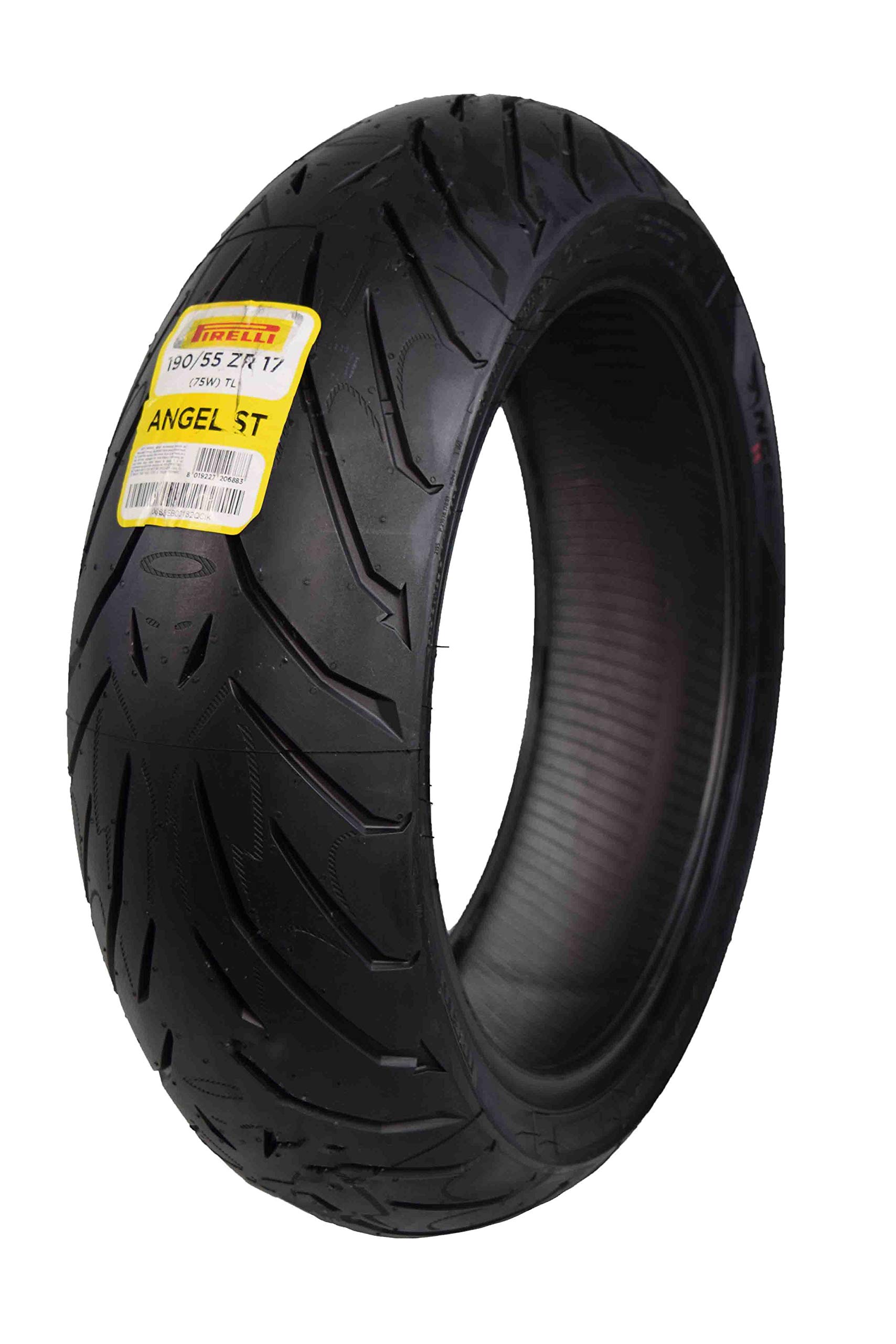 Pirelli Angel ST 190/55ZR17 (75W) Rear Motorcycle Tire – High-Performance Sport Touring Tire for Enhanced Grip, Durability & Stability – Fits Sport & Touring Bikes