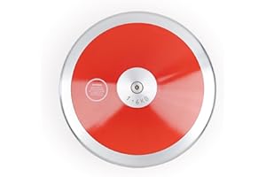 TRAIL CREEK TC Red Ranger Boys Discus - 1.6 kg Discus - Track and Field Discus 1.6k - 1.6k Discus - High School 1.6 kg Discus - Beginner Throwing Discus - Throwers Love How Easy This 1.6k Discus is to Throw