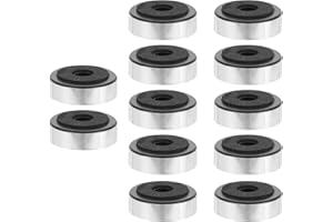 Milisten Amplifier Foot Pads 12Pcs Speaker Isolation Feet Non-Slip Rubber Base Stands for Audio Equipment and Computer Chassi