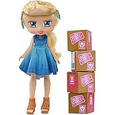 Boxy Girls Jay at Play Blonde with Blue Dress