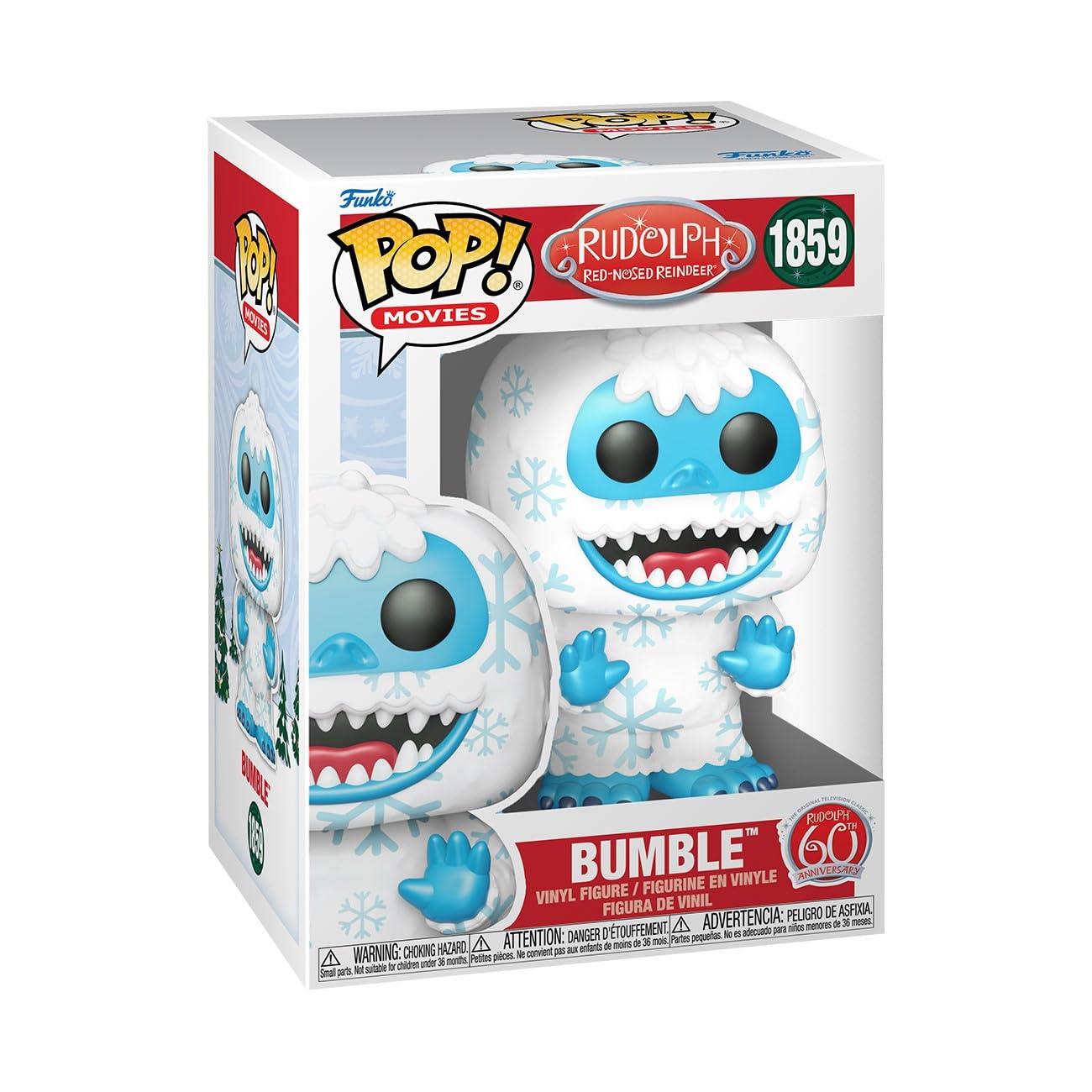 Funko Pop! Movies: Rudolph W2 - Bumble - Rudolph the Red-Nosed Reindeer - Collectable Vinyl Figure - Gift Idea - Official Merchandise - Toys for Kids & Adults - Movies Fans