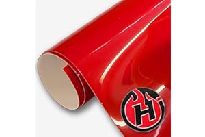 HTV4U BoldFlex Heat Transfer Vinyl (Red with White, 20" x 1 Yard) - 700 Micron Thick Bold Dimension with Flair to Craft, Heat Press, Transfer, Iron on Vinyl for Shirts and Garments