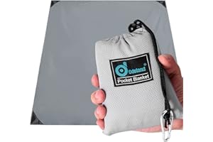 Odoland Beach Blanket, SandProof Waterproof Picnic Blanket, Portable Lightweight Beach Mat with Pocket Bag for Outdoor