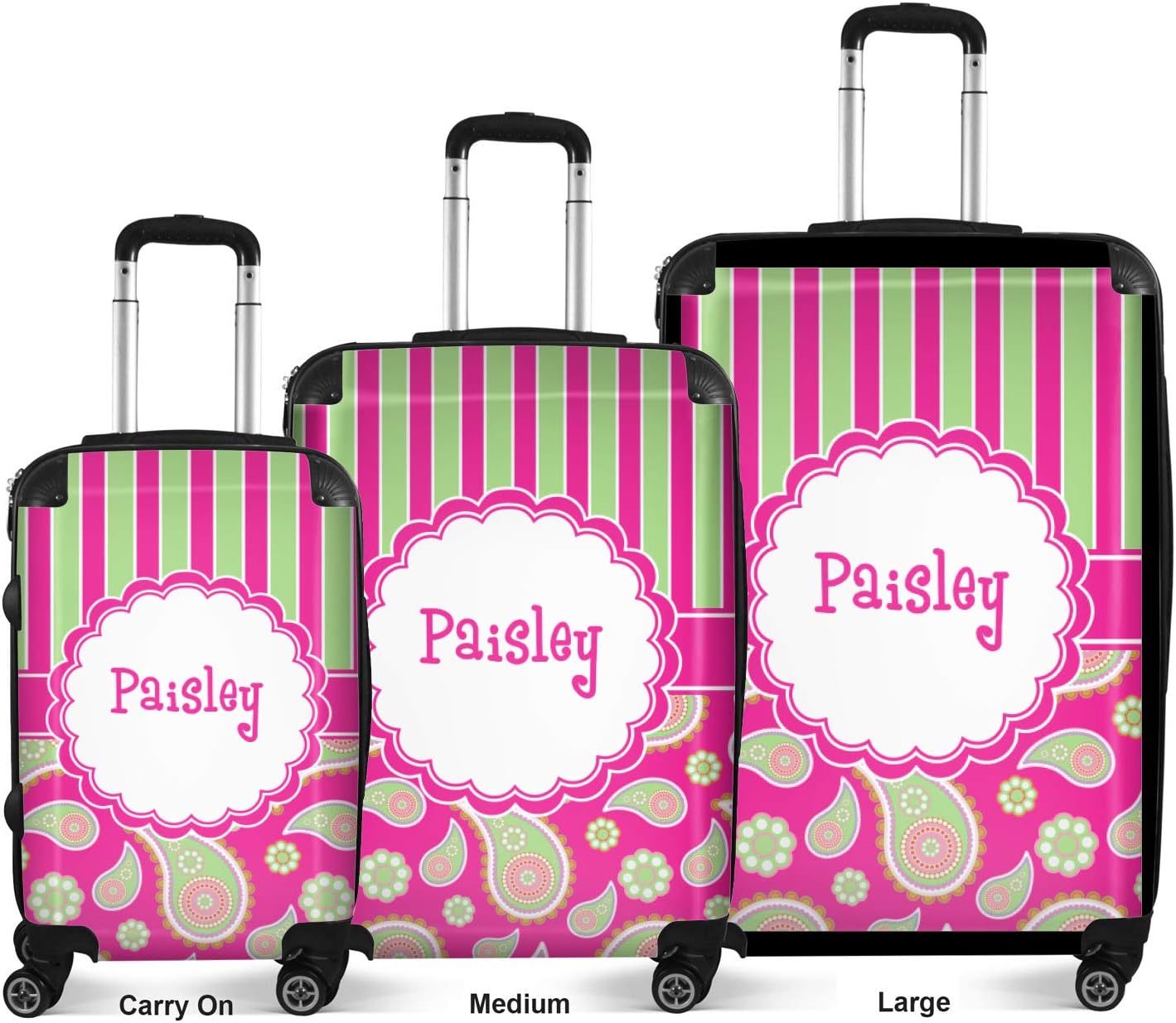 Checked Personalized Pink \u0026 Green 