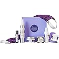 Victoria's Lavender Luxury Gift Basket for Women - Neck Wrap, Body Mist, Hand & Body Lotion, Lip Balm, Soy Candle, Mud Spa Bar & Lavender Sachet, Skin Care Sets, Made in USA Beauty Products For Women