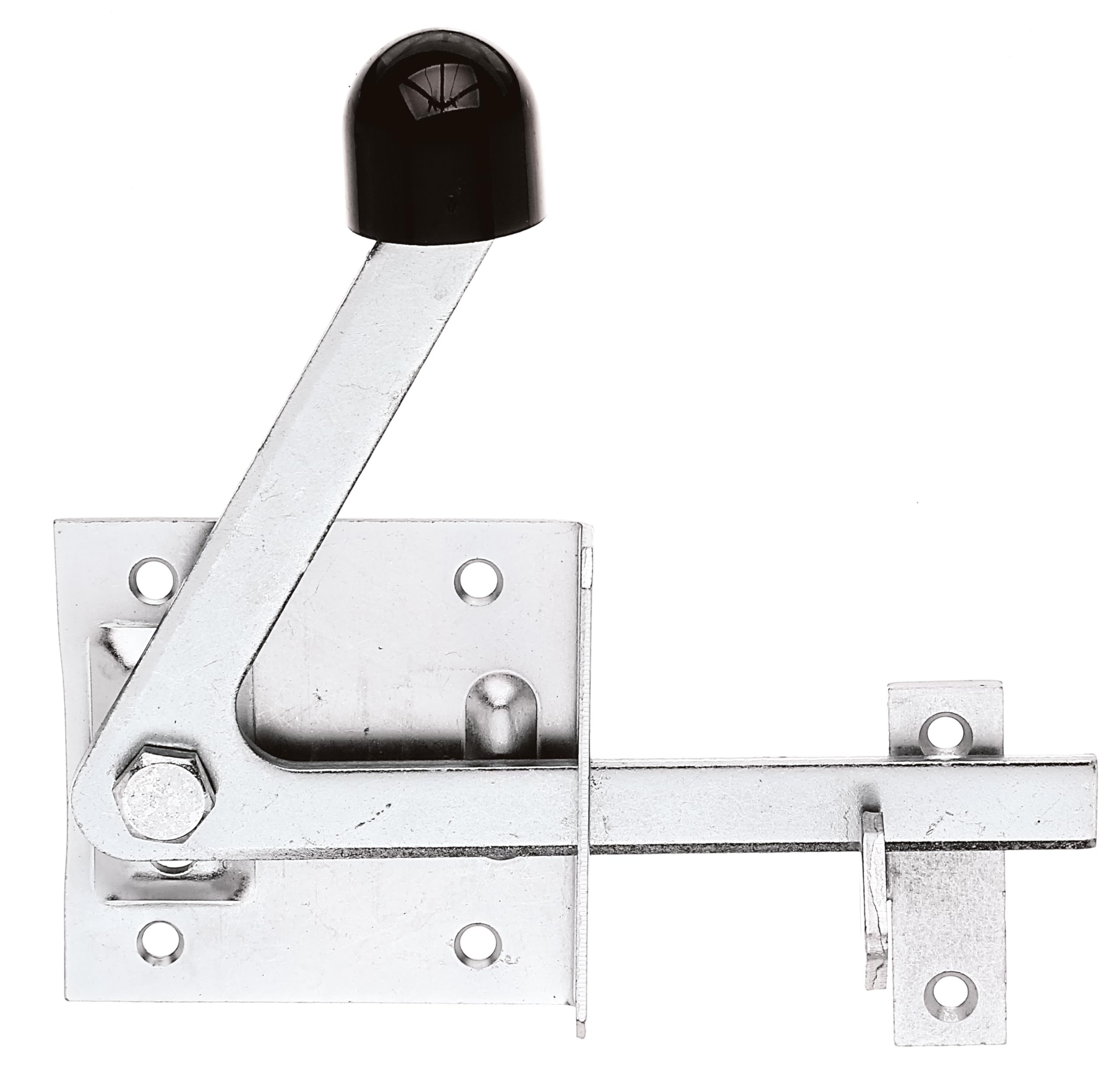 Gah-Alberts 210328 Garden Gate Latch Plate Width 80 mm Plate Height 80 mm Galvanised Yellow