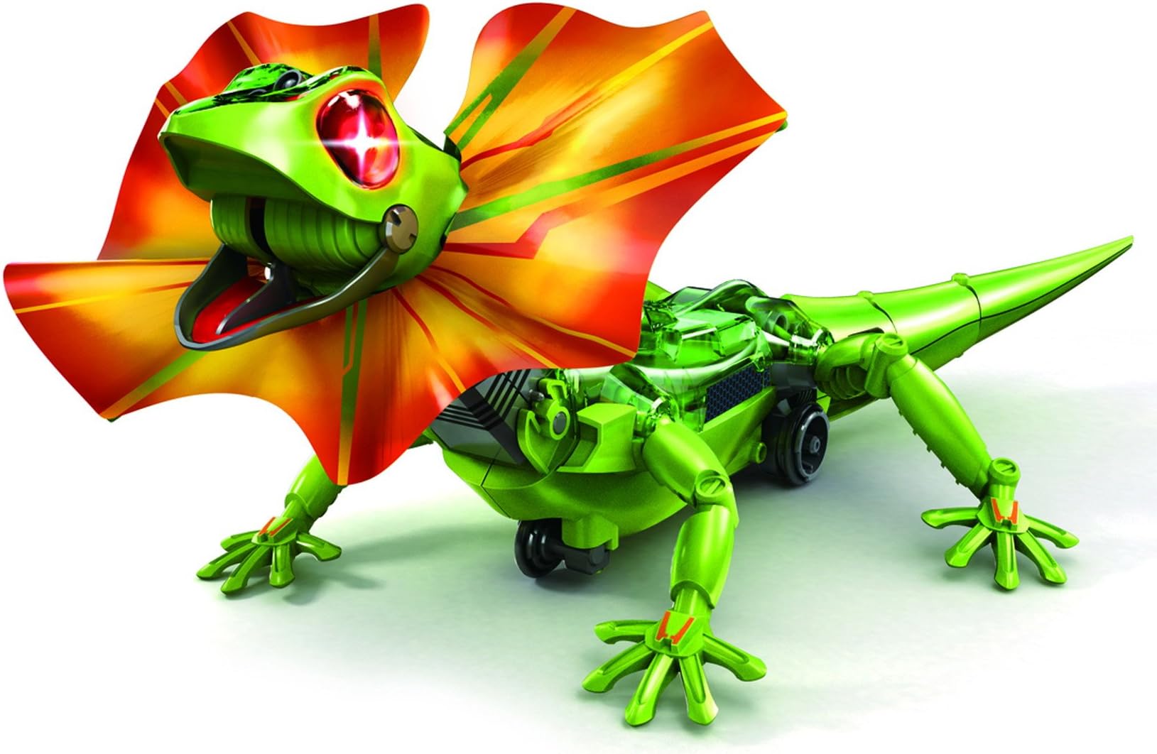 Frilled lizard robot to operate at Erekitto Lizard Lloyd BT MR-9104BT smartphone