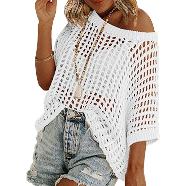 Sidefeel Women's Off The Shoulder Tops Sweater 2025 Fashion