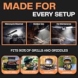 Lightaccents LED Barbecue Grill Light Aluminum Clamp Battery Operated Cooking view 5