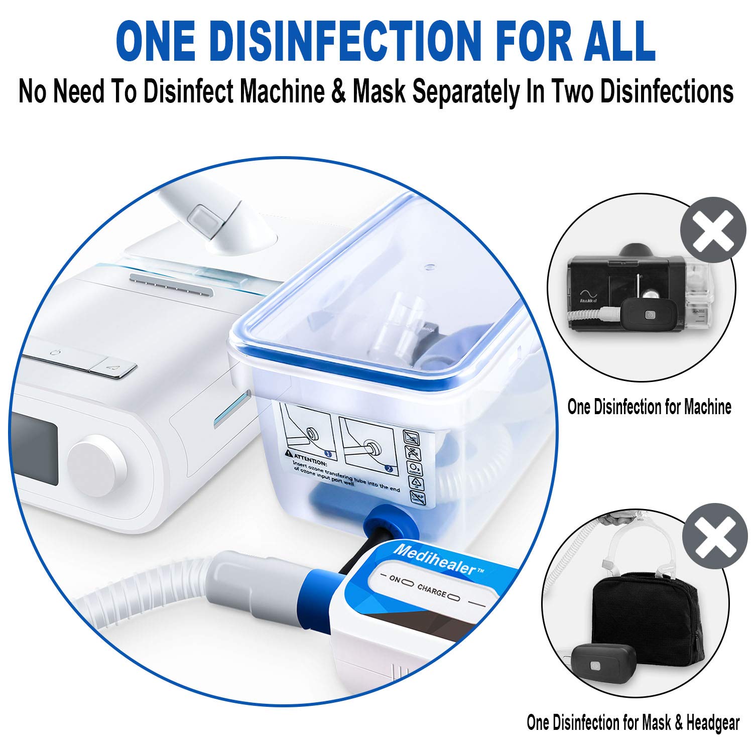 CPAP Cleaner and Sanitizer, Cleaner and Sanitizing Machine No Bad