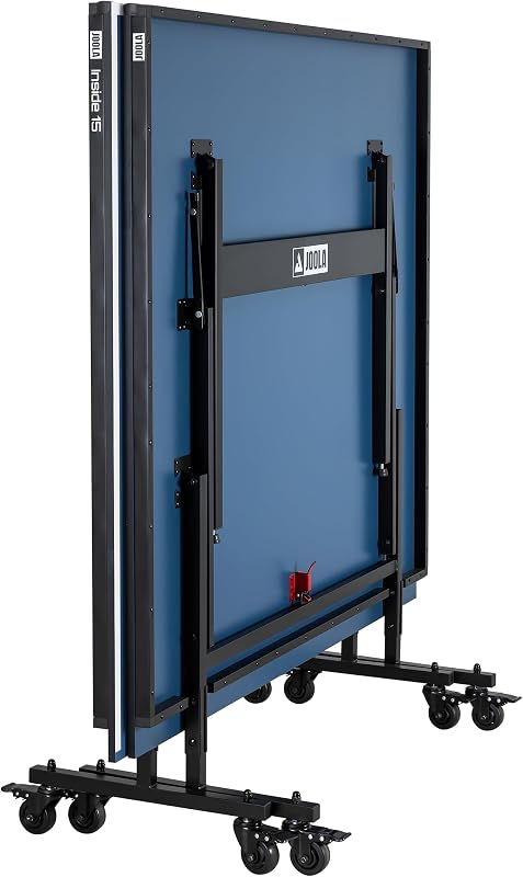 Mesa Interior de 15 Unidades, Interior – Mesa de Tenis de Mesa Profesional de MDF con Red de Ping Pong de Abrazadera rápida y Juego de Postes – Fácil Montaje en 10 Minutos – Mesa de Ping Pong
