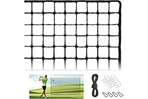 PARPEAK Golf Nets Practice，Sports Nets for Backyard Driving Real Golf Balls10ft to 60ft, Ball Stop Netting for Garage Swing Training, Indoor Outdoor Nylon Heavy Duty Soccer, Basketball, Pickleball Accessories