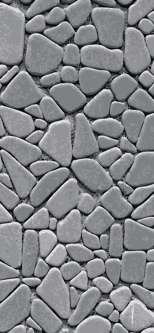 PeelitStickit Stone Pattern Design, Wallpaper, Wall Mural ID-040, vinyl, Multi-colour
