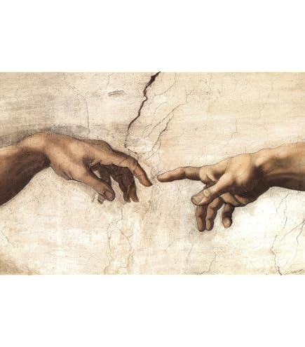 Amazon.com: Studio B The Creation of Man - Hands - by Michelangelo