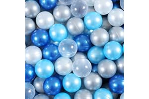 GUESVOT Ball Pit Balls Plastic Balls for Ball Pit Phathalate Free BPA Free Plastic Balls 100pcs 2.2" Set for Toddlers for Play Tent Tunnel