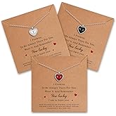 Tondiamo 3 Set Valentine's Day Best Friends Gifts Galentines Friendship Necklace Matching BFF Necklace Set 2 3 Heart Friendship Gifts for Women Sister Teens BFF