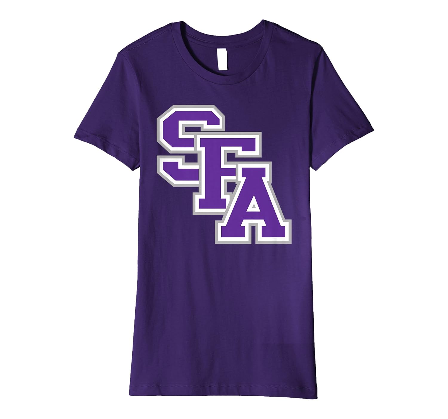 Stephen F. Austin Lumberjacks Womenโs NCAA T Shirt 03SFA1-4LVS