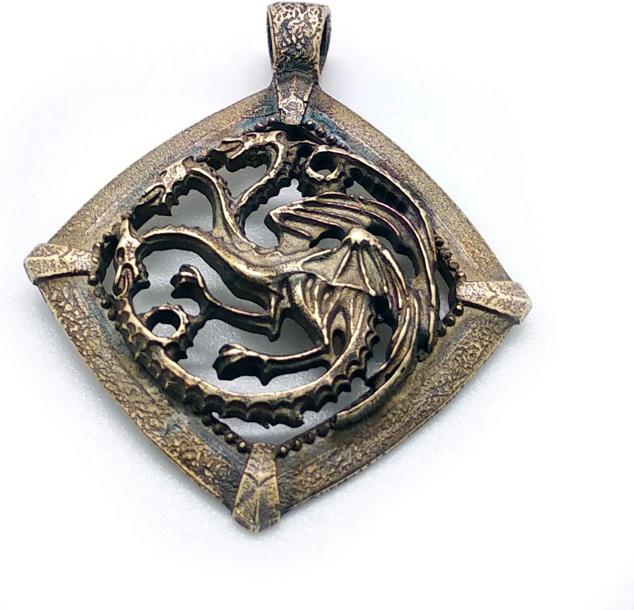 Brass pendant House Targaryen