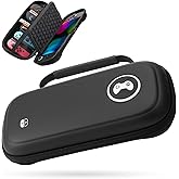 Zerika Carrying Case for Nintendo Switch 2, Upgraded Honeycomb Shock-absorbing Design, Hard Travel Bag Cover for Nintendo Switch 2 Console & Accessories, 10 Game Cards Slots Storage