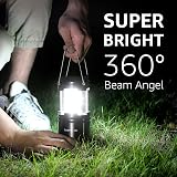 Lepro Camping Lantern Collapsible Battery Powered Portable Tent Light Pack of 2 view 3