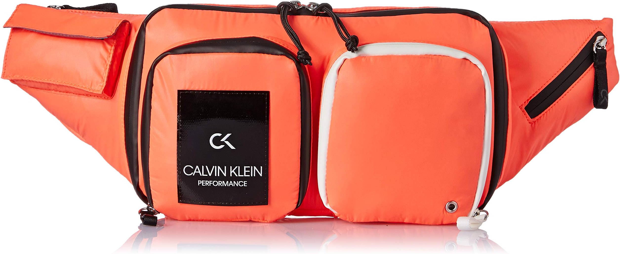 Nylon 28 cms Neon Orange Messenger Bag (PH0067K5200815)