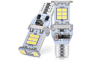 GJTIANXK 912 921 T15 906 922 W16W LED Bulb for Backup Light Reverse Lights Extremely Super Bright Canbus Error Free LED Bulb Back Up Replacement Light Bulb, 6000K White (Pack of 2)