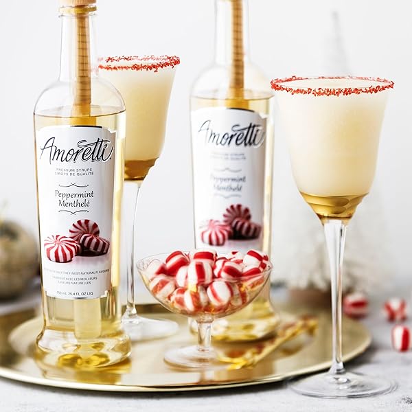 AMORETTI PREMIUM SYRUP, PEPPERMINT, 25.4 OUNCE