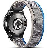 IMIVIO Compatible with Fenix 6 Watch Band, 22mm Quickfit Nylon Sport Replacement Watch Bands Compatible with Garmin Fenix 8 AMOLED 47mm/Tactix 8 AMOLED 47mm/Fenix E/Fenix 7 Pro/7/6/6 Pro/5/5 Plus