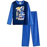Komar Kids Sonic the Hedgehog Boys' Christmas This Is How I Roll Pajama Set Long Sleeve Pants