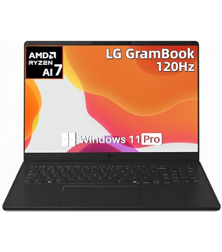 Amazon.com: LG Gram 16 Laptop 2026, AMD Ryzen AI 7 445 CPU, 16GB