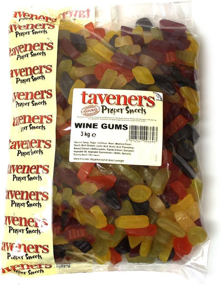 Taveners Wine Gums (3kg BAG) Amazon.ca Electronics