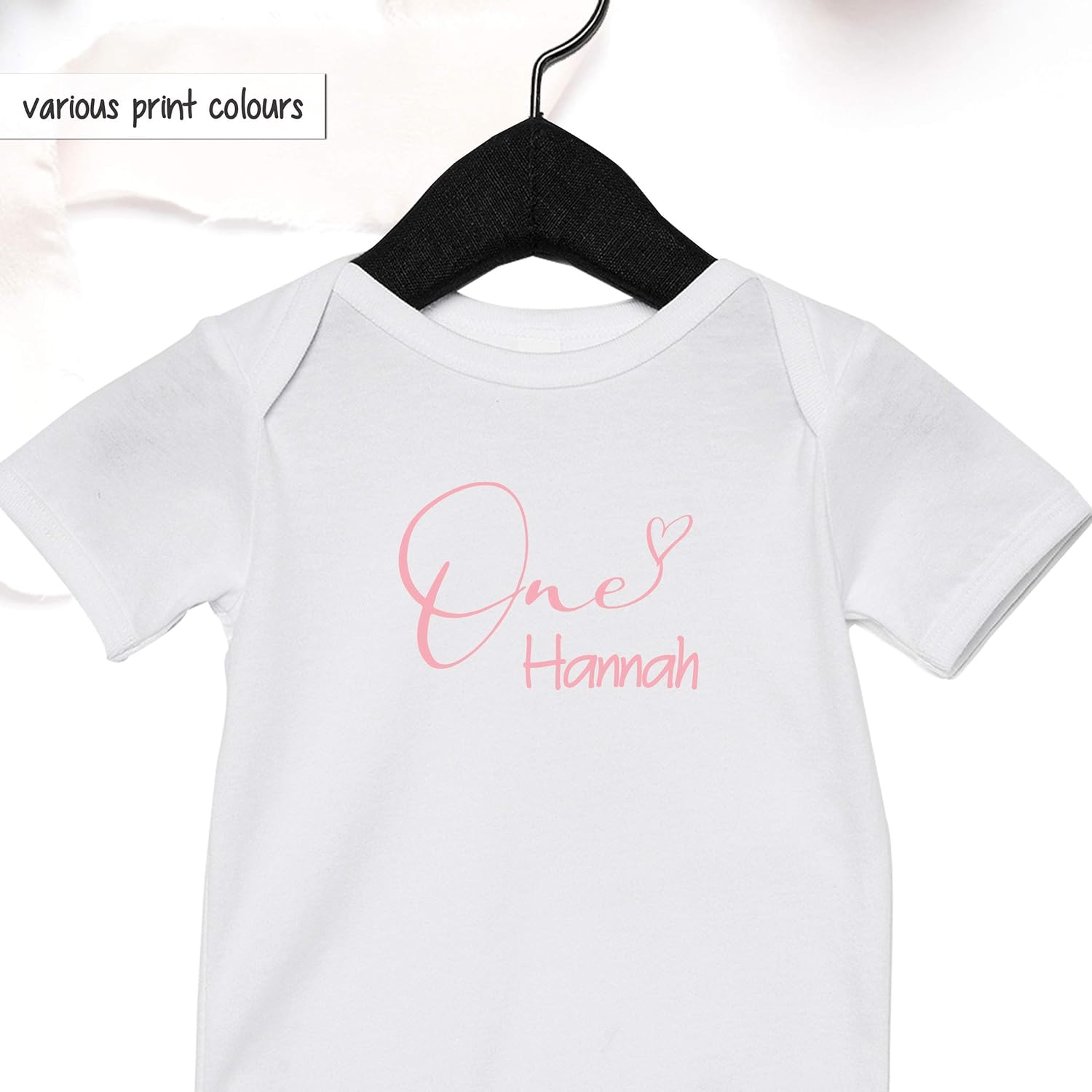 girls personalised onesie